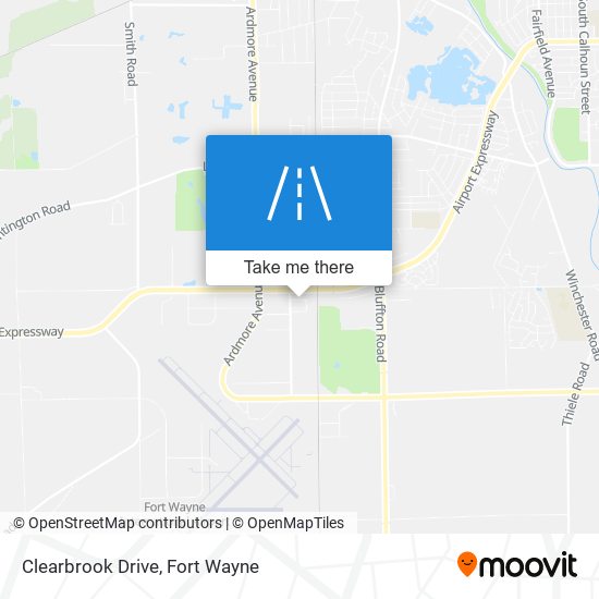Clearbrook Drive map
