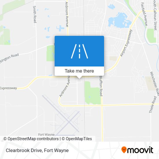 Mapa de Clearbrook Drive