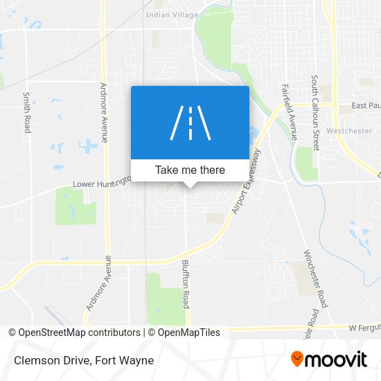 Clemson Drive map