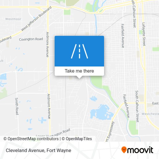 Cleveland Avenue map