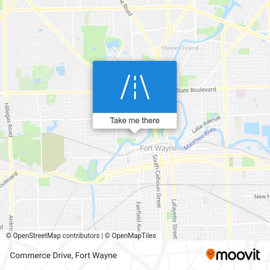 Mapa de Commerce Drive