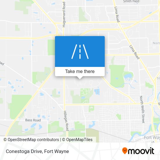 Mapa de Conestoga Drive
