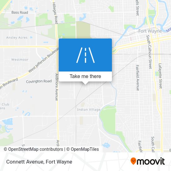 Mapa de Connett Avenue