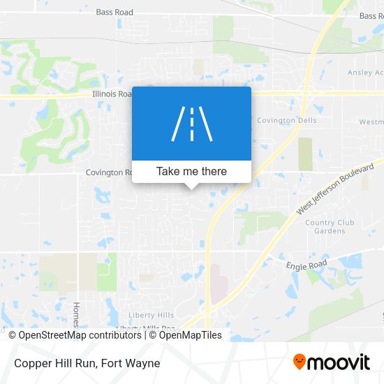 Mapa de Copper Hill Run