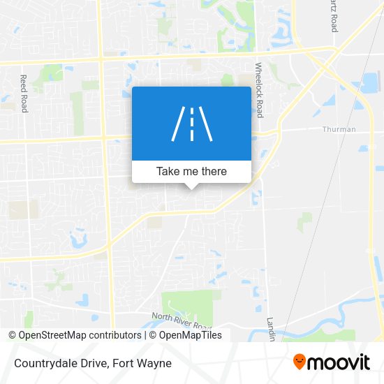 Countrydale Drive map