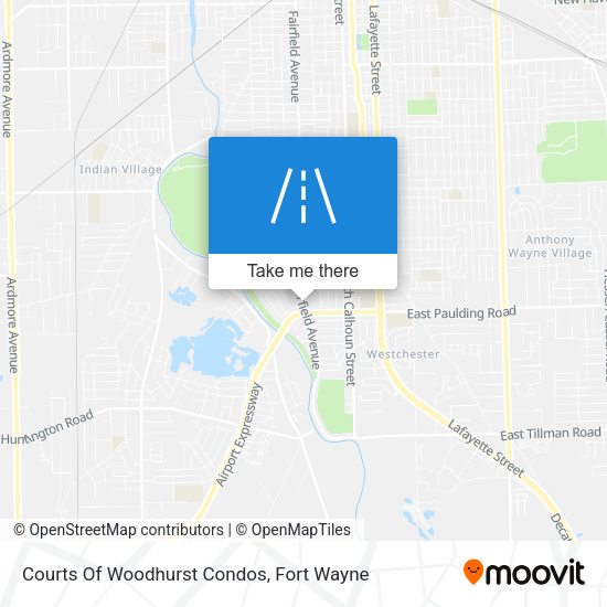 Courts Of Woodhurst Condos map