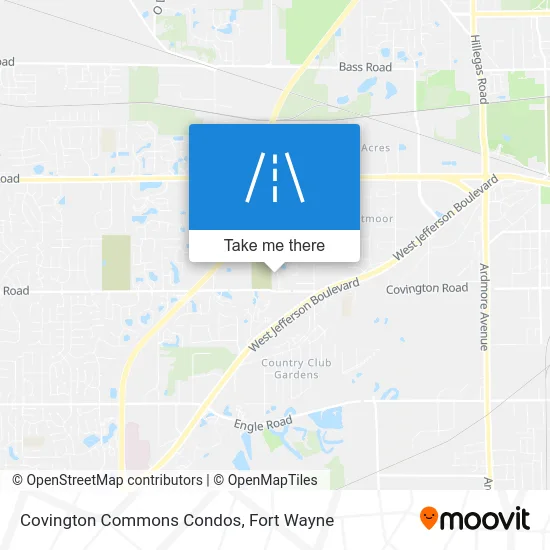 Covington Commons Condos map