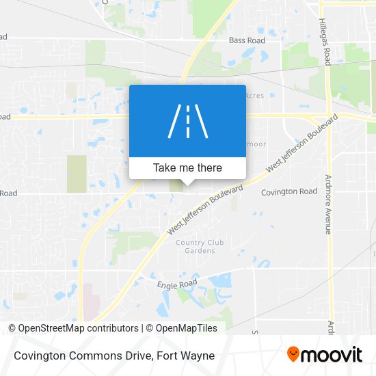 Covington Commons Drive map