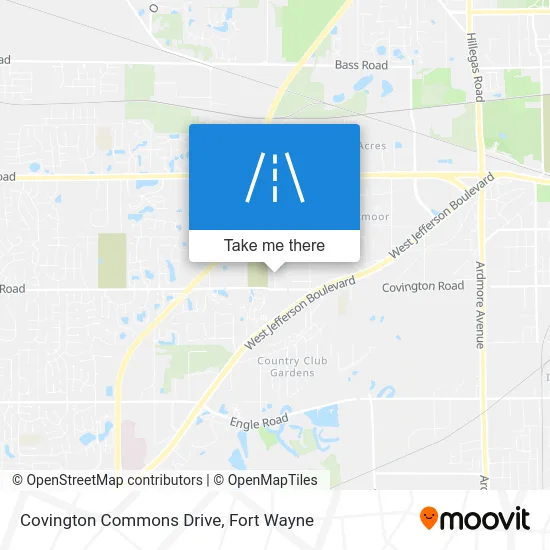 Covington Commons Drive map