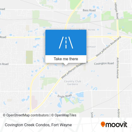 Covington Creek Condos map