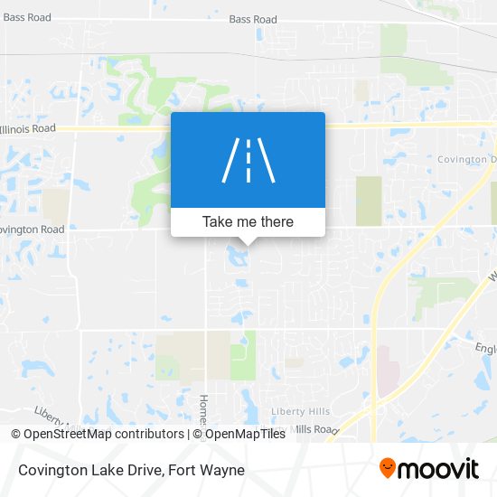 Covington Lake Drive map