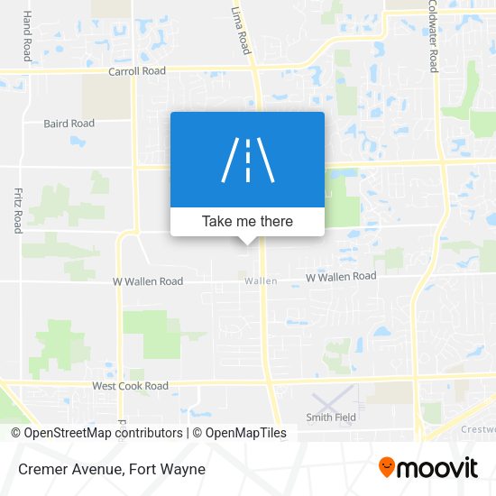 Mapa de Cremer Avenue