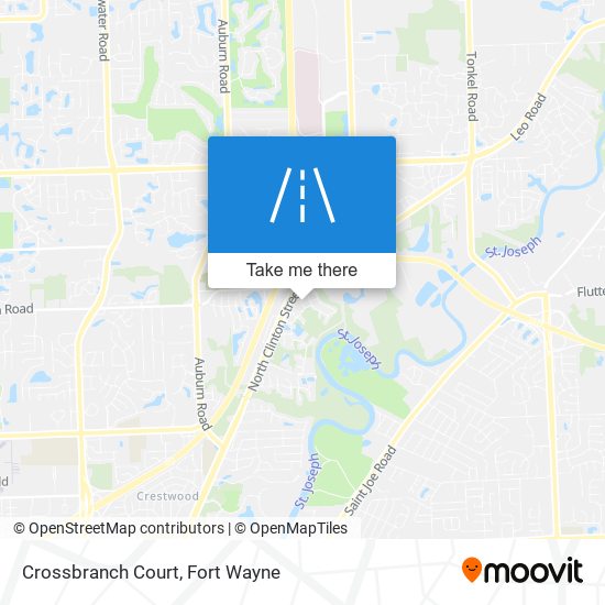 Crossbranch Court map