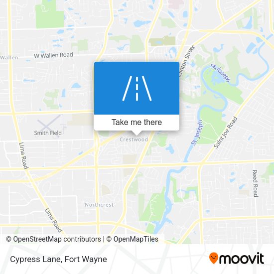Mapa de Cypress Lane