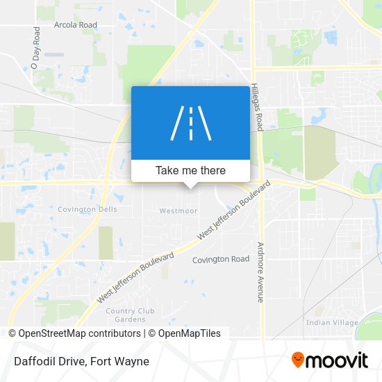 Mapa de Daffodil Drive