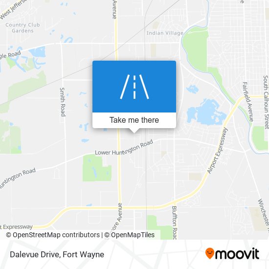 Dalevue Drive map