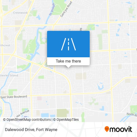 Dalewood Drive map