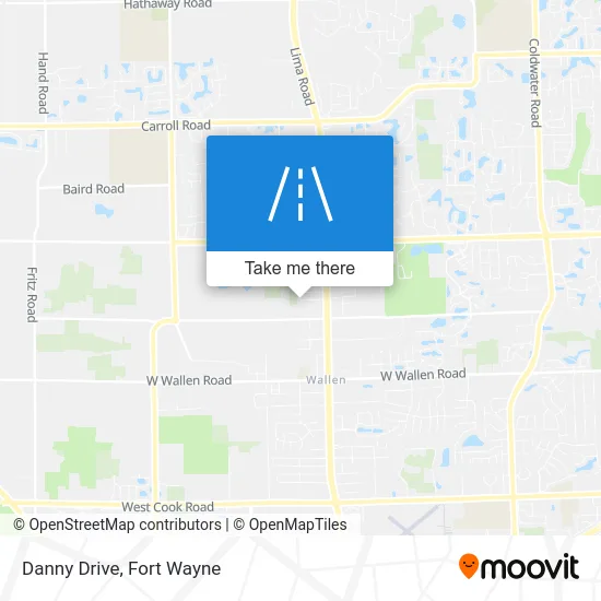 Danny Drive map