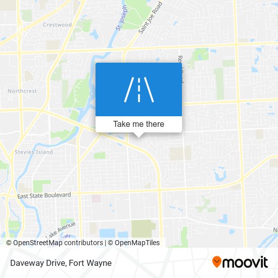 Daveway Drive map