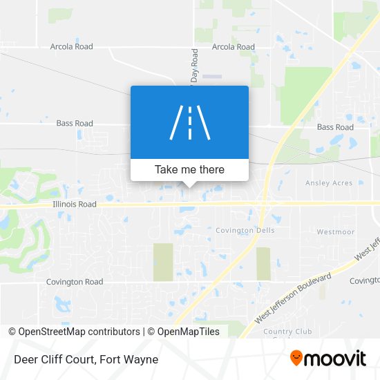 Mapa de Deer Cliff Court