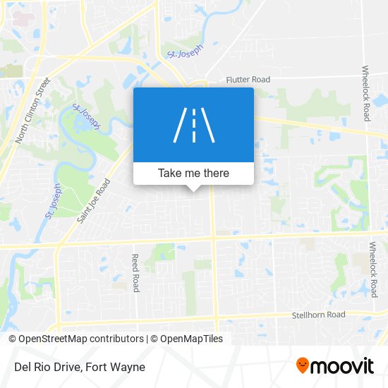 Del Rio Drive map