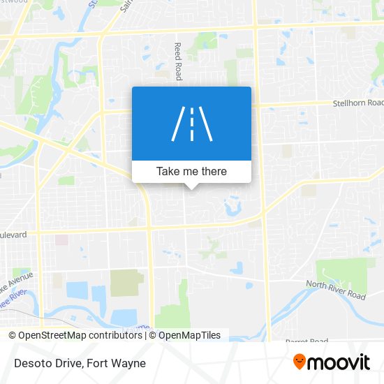 Desoto Drive map