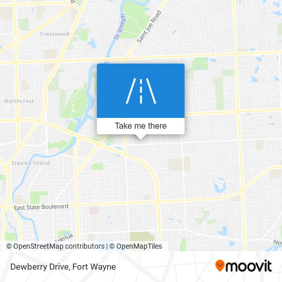 Dewberry Drive map