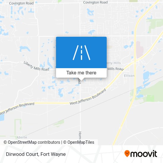 Mapa de Dirwood Court