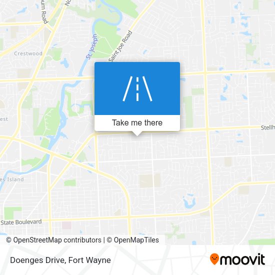 Mapa de Doenges Drive