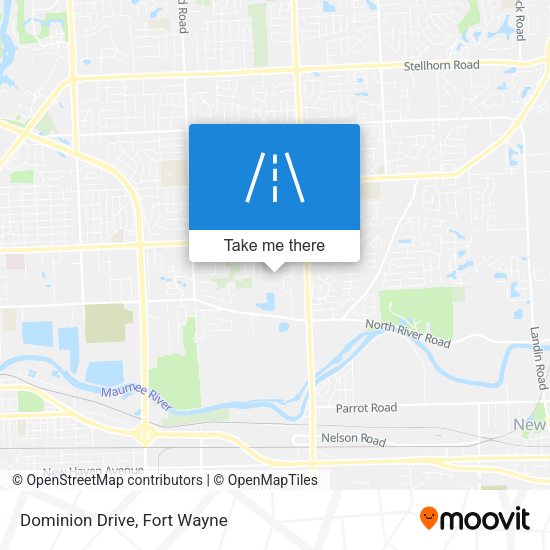 Dominion Drive map
