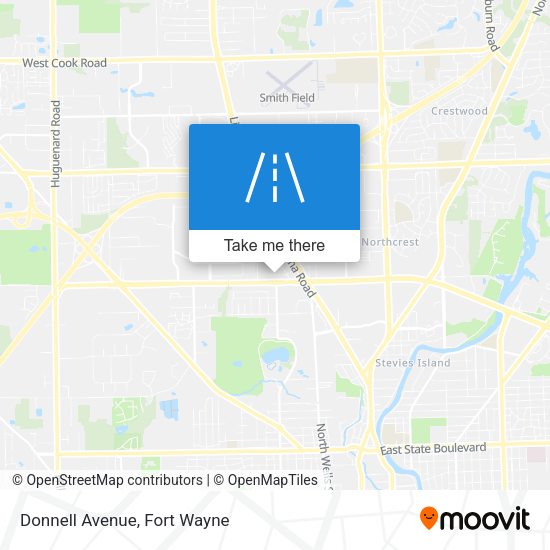 Mapa de Donnell Avenue