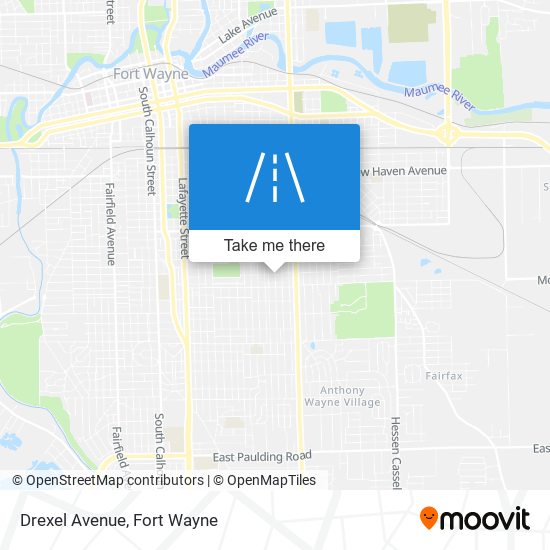 Drexel Avenue map