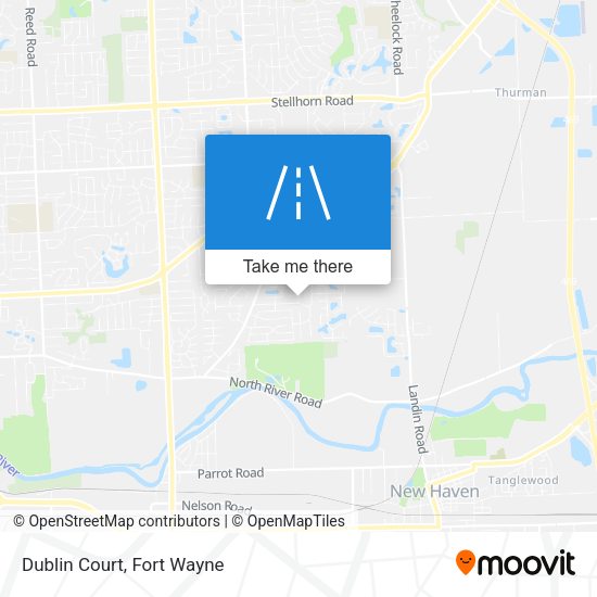 Mapa de Dublin Court