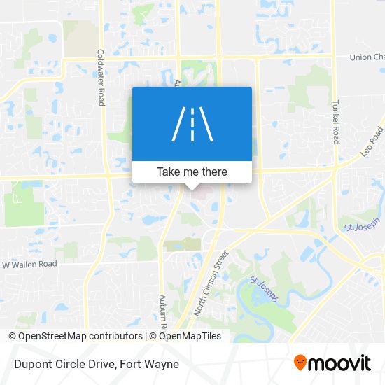 Dupont Circle Drive map
