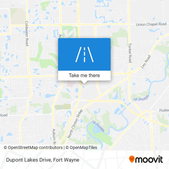 Dupont Lakes Drive map