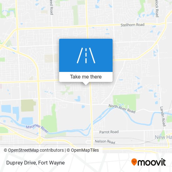 Duprey Drive map