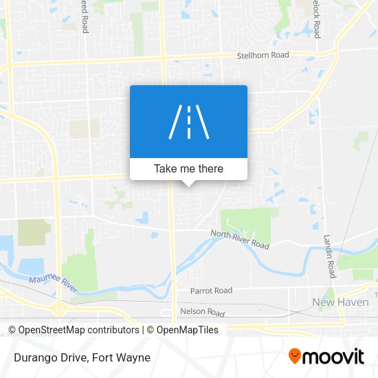 Durango Drive map