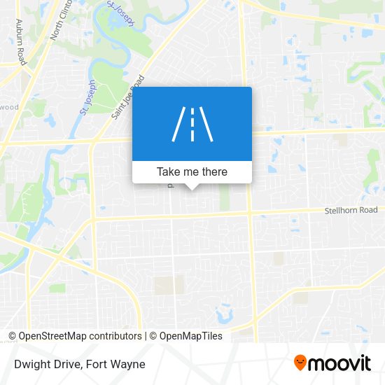 Dwight Drive map