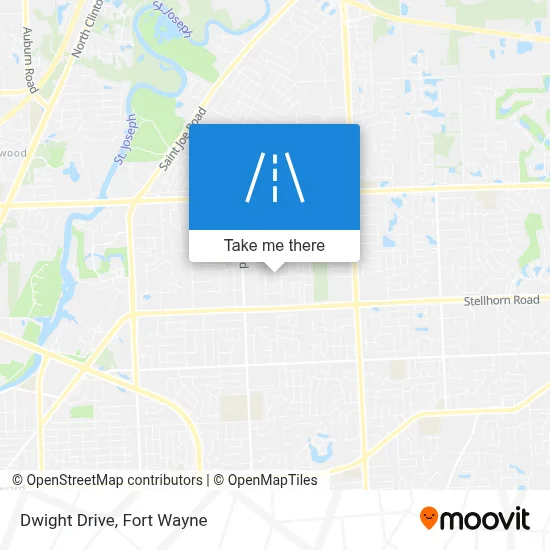Dwight Drive map