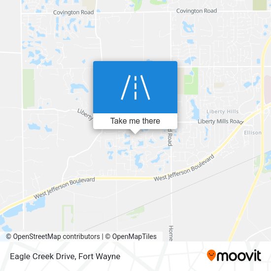 Mapa de Eagle Creek Drive