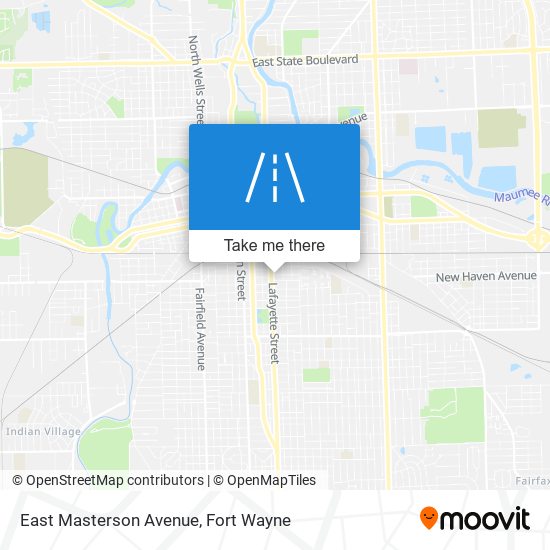 East Masterson Avenue map