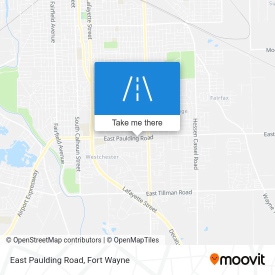 Mapa de East Paulding Road