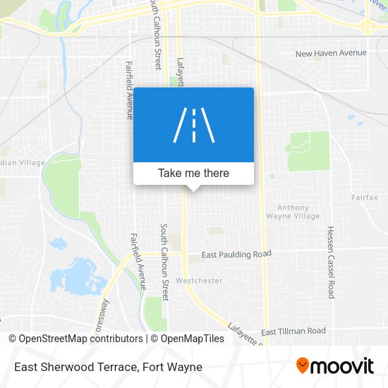 Mapa de East Sherwood Terrace