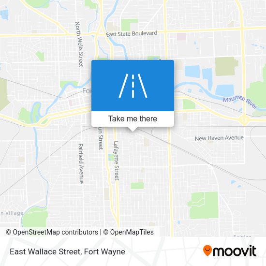 Mapa de East Wallace Street