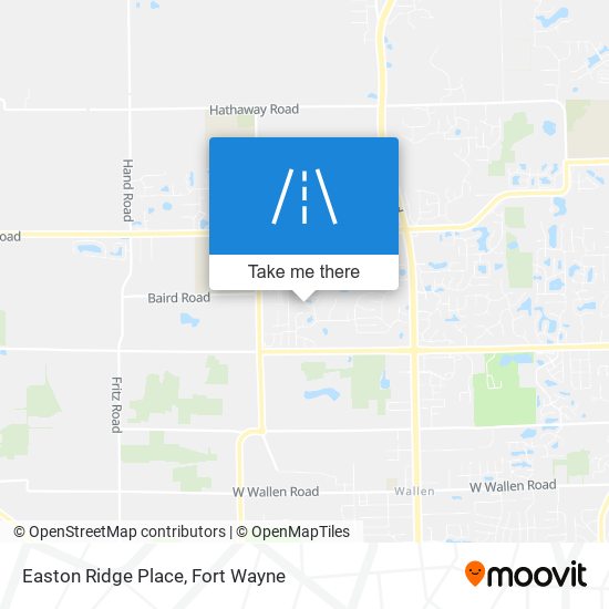 Easton Ridge Place map
