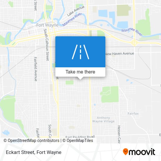 Mapa de Eckart Street