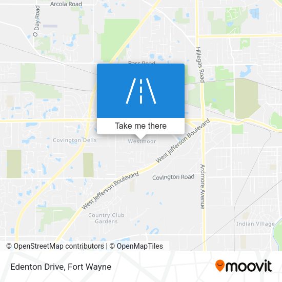 Edenton Drive map