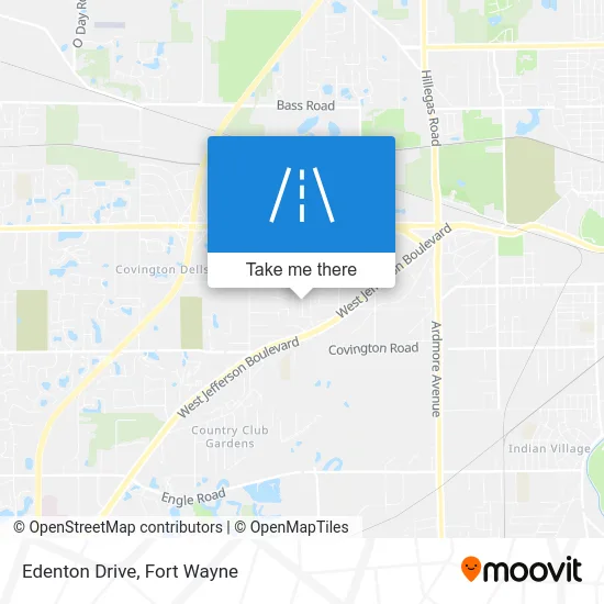 Edenton Drive map