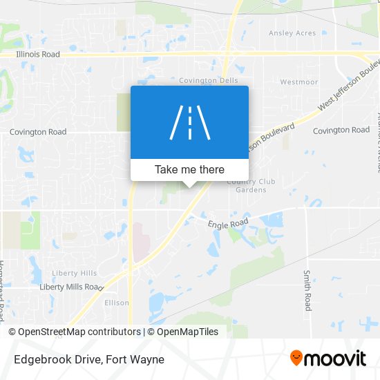 Edgebrook Drive map