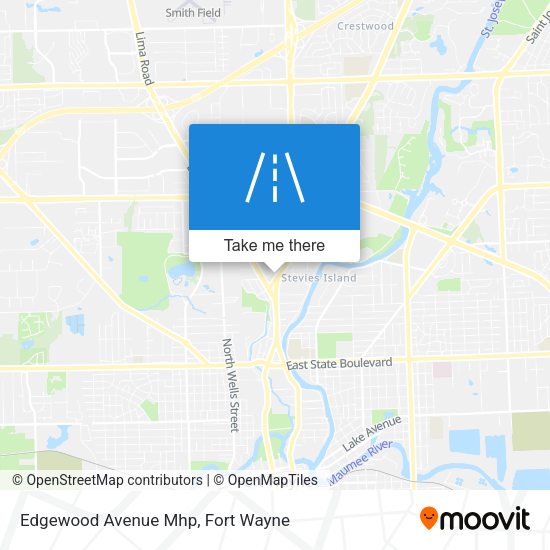 Edgewood Avenue Mhp map
